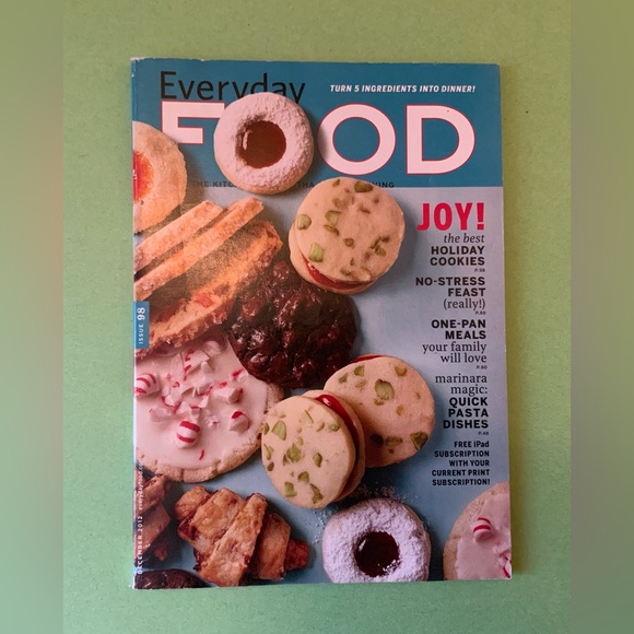 Martha Stewart Everyday Food Magazine with Blue and Red Cover - Picture 2 of 10
